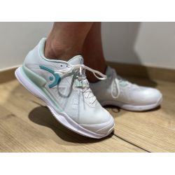 Basket Sprint Pro 3.5 clay women white aqua