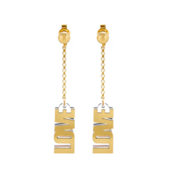 Boucles d'oreilles Love Chain