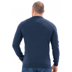 Pull col polo à manches longues Bucarest- 23H0006202