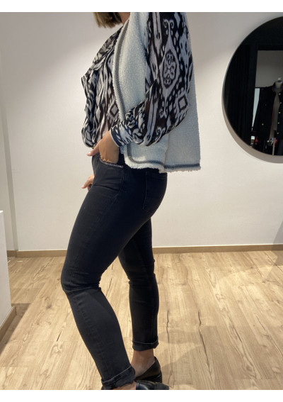 Jeans droit gris  T40315